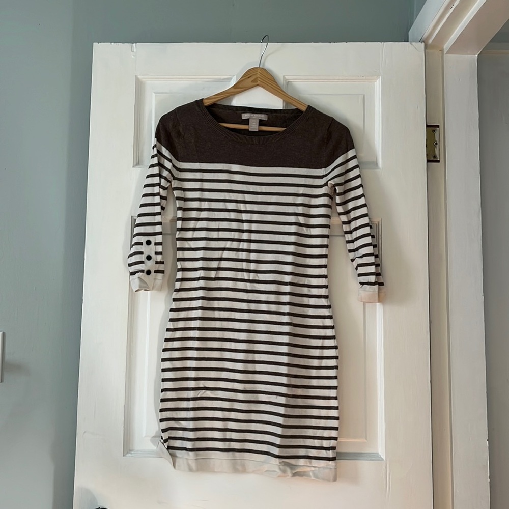 Banana Republic striped dress extra small